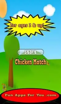 Chicken Match Game Screen Shot 0