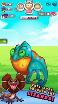 Pet Petters - Cutest Idle Game Screen Shot 1