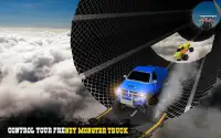 Impossível Stunt Faixas: Monstro Jogos de caminhão Screen Shot 9