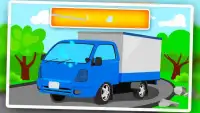 Puzzle dla dzieci - Samochody ciężarowe Screen Shot 4