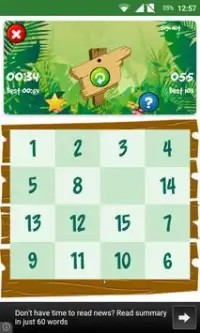15 Number Puzzle Game Screen Shot 0