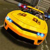 Taxi Driver moderne: City Cab Driving Sim 2018