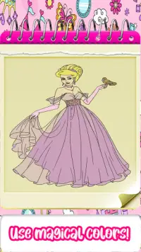 Princess Coloring Book: free coloring games Screen Shot 4