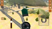 Flying Train Race Game Free Screen Shot 1