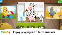 Puzzle di animali per bambini di 2  anni Screen Shot 6
