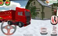 Weihnachten 3D LKW-Parkplatz Screen Shot 1