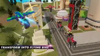 Futurista Robot Volador Bicicleta Guerra Simulador Screen Shot 2