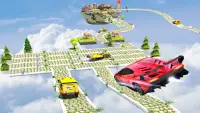 Mountain Car Stunt - Mega Ramp GT Racing Car Game Screen Shot 3