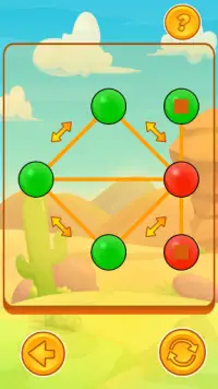 Red And Green - Color dots puzzle game Screen Shot 2