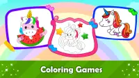 Unicorn Games for 2  Year Olds Screen Shot 1