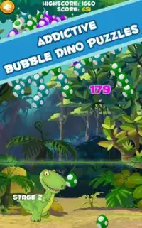 Bubble Shooter Dinosaur Mania Screen Shot 1