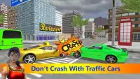Crazy taxi rush city holiday game Screen Shot 0
