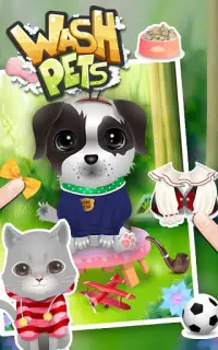 Wash Pets - kids games Screen Shot 6