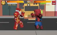 Superhero Pixel Fighting - End Game Screen Shot 0