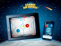 Cosmic Air Hockey Screen Shot 1
