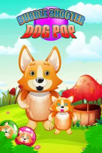 Puppy Pop Dog Bubble Shooter, Free Fun Blast Screen Shot 0