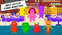 My Monster World - Town Play Games for Kids Screen Shot 2