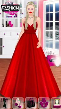 High Fashion Clique - Dress up & Makeup Game Screen Shot 1