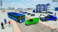 Police Car Transport Truck Sim Screen Shot 4