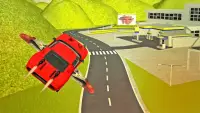 Flying Sport Car Simulator2016 Screen Shot 2