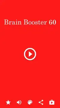 Brain Booster 60. A Brain Game Screen Shot 0