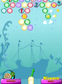 Undersea Bubble Shooter Screen Shot 3