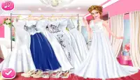 Wedding shopping mall game Princess bride dress up Screen Shot 2