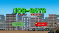 100 DAYS - Zombie Invasion Screen Shot 0