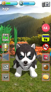 Talking Puppies - virtual pet dog to take care Screen Shot 1