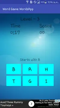 Word Game WordsApp Screen Shot 2