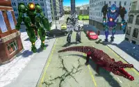 Multi Robots Crocodile Transformation Battle 2018 Screen Shot 17
