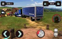 Тяжелый грузовой тягач: Car Tow Transporter 2018 Screen Shot 1