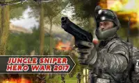 Jungle Sniper hero war 2017 Screen Shot 0