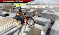 Cycliste sur le toit Stunt Man Screen Shot 4