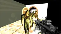 disparar zombies juego en 3D Screen Shot 0