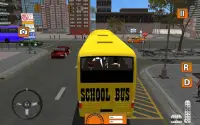 schoolbus ড্রাইভিং কাল্পনিক Screen Shot 0