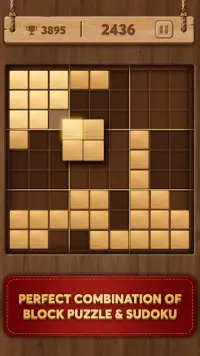 Wood Block - Cube Puzzle Game Screen Shot 1