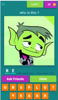 Teen Titans Go Quiz Screen Shot 0