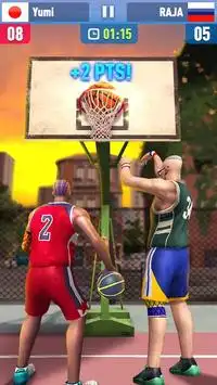 3D Basketbol atışı Screen Shot 2