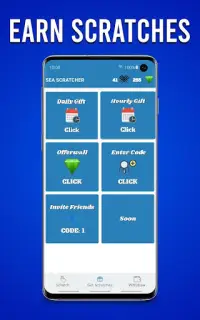 Sea Scratcher - Scratching App Screen Shot 1