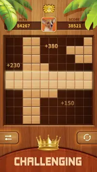 Woody Block Puzzle 99 -  무료 블록 퍼즐 게임 Screen Shot 1