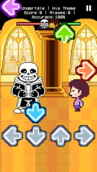 Undertale but FNF gameplay Screen Shot 0