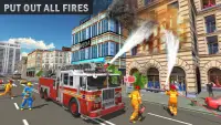 رجال الاطفاء شاحنة محاكاة: إنقاذ ألعاب Screen Shot 7