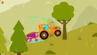 恐竜農園 - 子供のためのトラクターシミュレーターゲーム Screen Shot 1