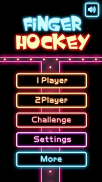 Finger Glow Hockey Screen Shot 4
