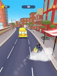 School Run 3D - Endless running game Screen Shot 8