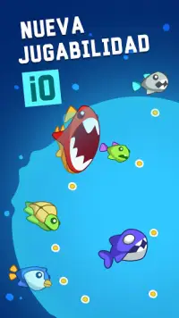 Water drop.io - batalla, pescar, comer y crecer Screen Shot 1