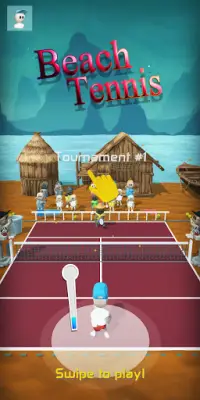 Tennis Ball 3d: Tournaments, Mini, Offline, Game Screen Shot 0