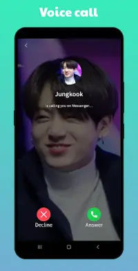 BTS Jungkook: Video call, chat Screen Shot 2
