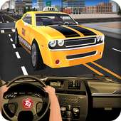 In Taxi Drive Simulation 2016